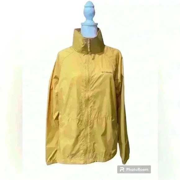 Columbia Other - Yellow zip-up Columbia jacket. Newer condition.